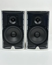 Pair of 2- Boston Acoustics CR6 MagnaGuard Bookshelf Speakers White- Near Mint