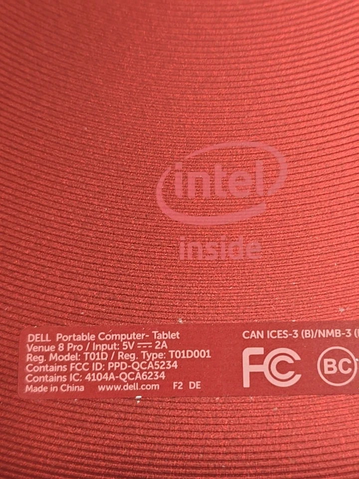 Dell Venue 8 Pro 64 GB, Wi-Fi, 8 pulgadas - negro Foto 3 de 4