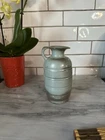 Vintage Frankoma Pottery MCM Mid- Century Moss Blue Pitcher 831