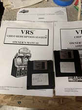 Vrs System + Boot Disc Lazer Tron original ARCADE video game manual image