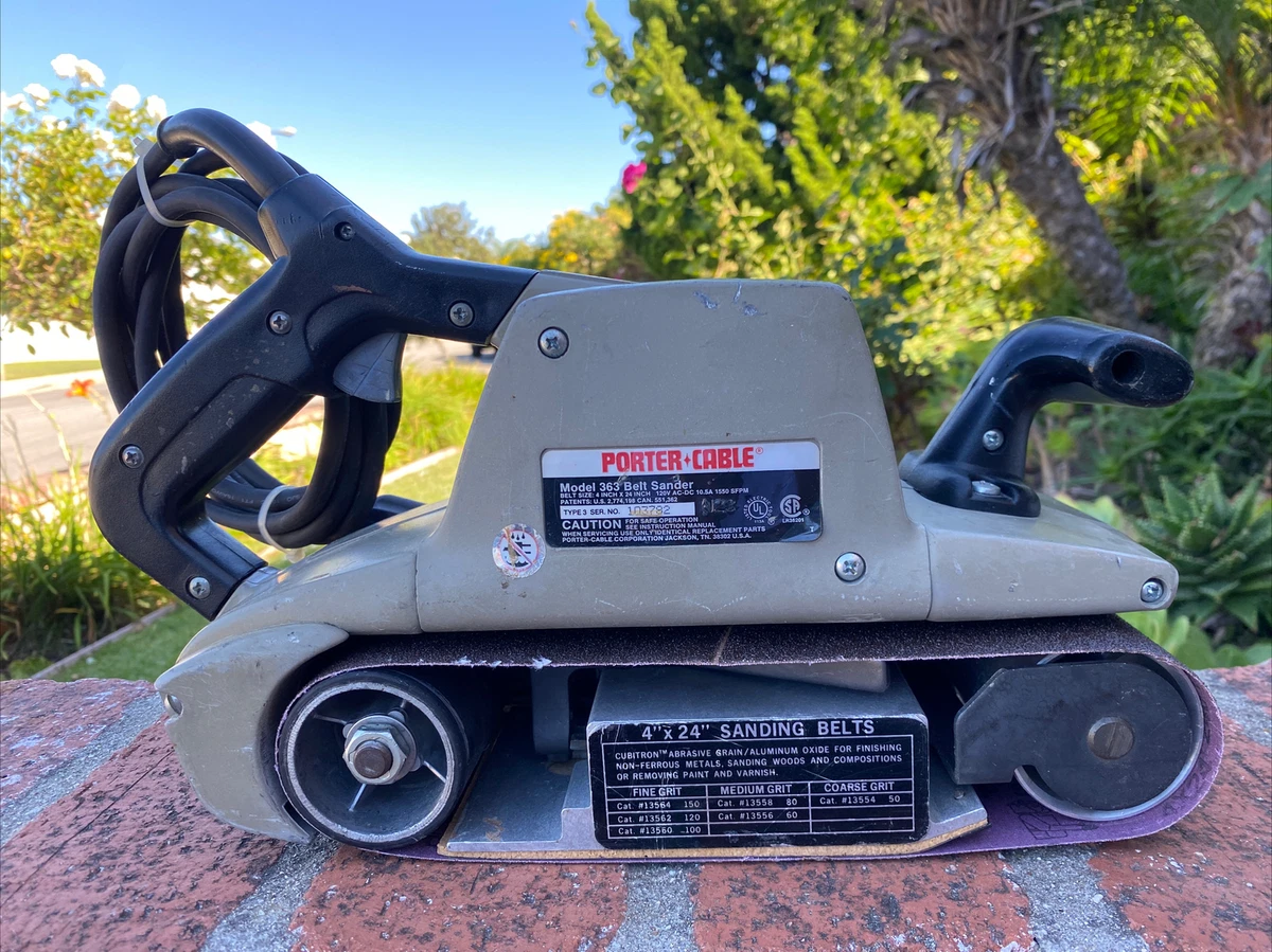 Porter cable sales belt sander