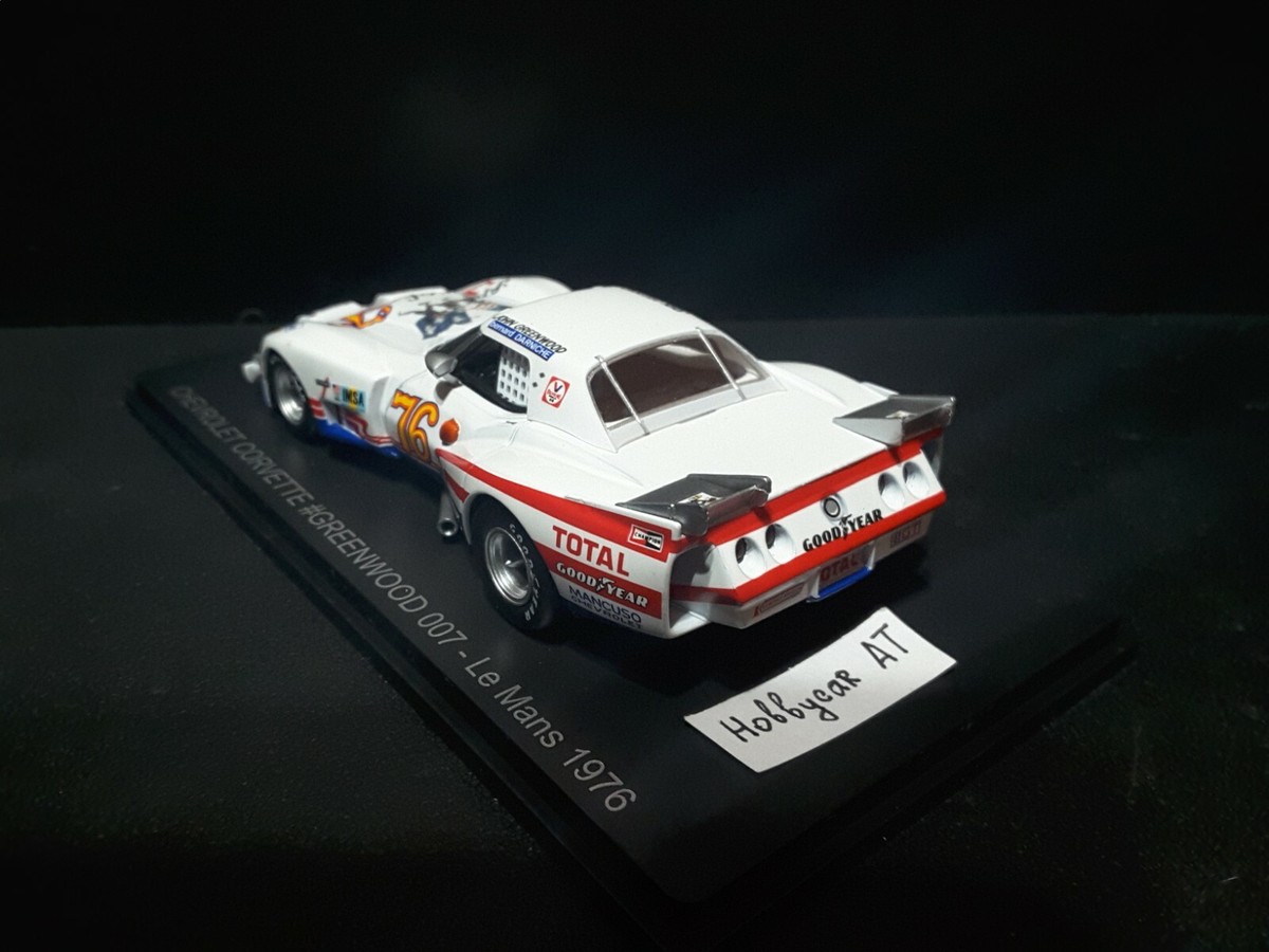 Chevrolet Corvette Le Mans Greenwood 007 1976 Spark Diecast