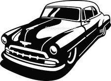 40s 50s Chevy Deluxe Custom Vinyl Decal Your Color Choice Sticker