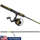 Micro Spinning Rod Reel Combo Ultra Light Fishing Gear Freshwater Angling New