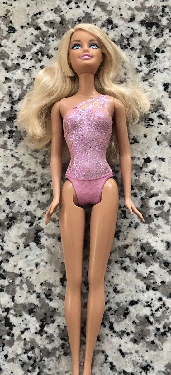 Blonde Barbie Princess Pink Glitter Doll Body 2009 Mattel Target Only Exclusive