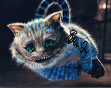 STEPHEN FRY signed Autogramm 20x25cm ALICE in Person autograph COA CHESHIRE CAT