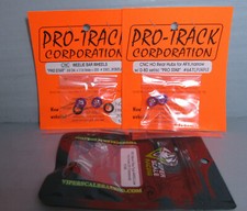 NEW "HO SCALE" PRO TRACK PROSTAR PURPLE FRONT AND REAR AFX CHASSIS