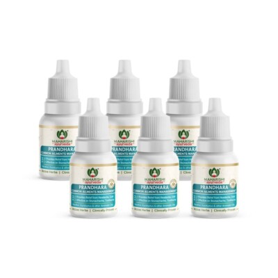 6 pc X Maharishi Ayurveda PRANDHARA Oil 3 ML Multipurpose Relief Oil FREE SHIP