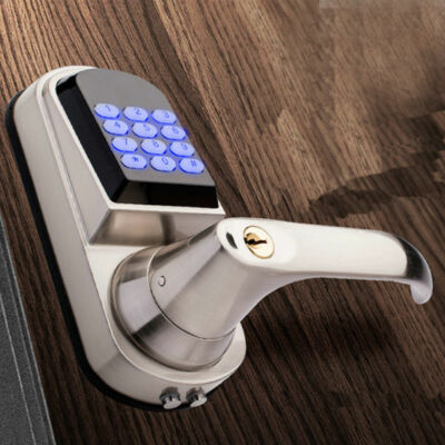 Mechanical Security Door Lock Keyless Keypad Code Lock Left Handle+Single Latch