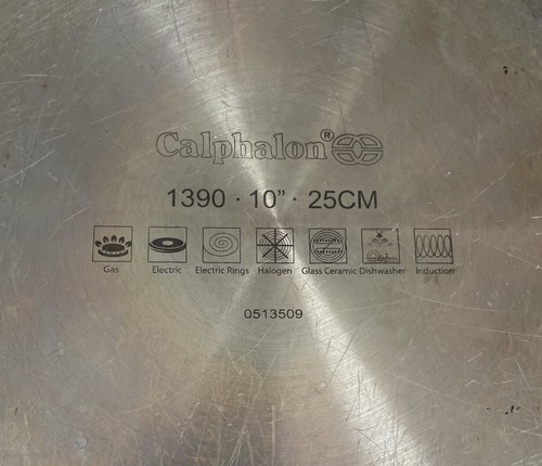 Calphalon Skillet Pan 1390 10" frying pan skillet stainless steel pan - No Lid - Picture 5 of 6
