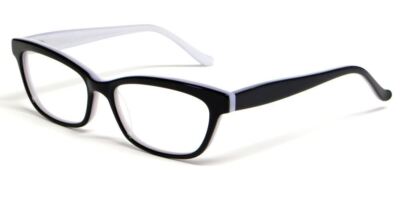 Calabria Viv 816 Designer Blue Light Block Reading Glasses Black Pearl 20 Powers