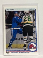 #293 Joe Cirella Quebec Nordiques 90-91 Upper Deck Hockey Card