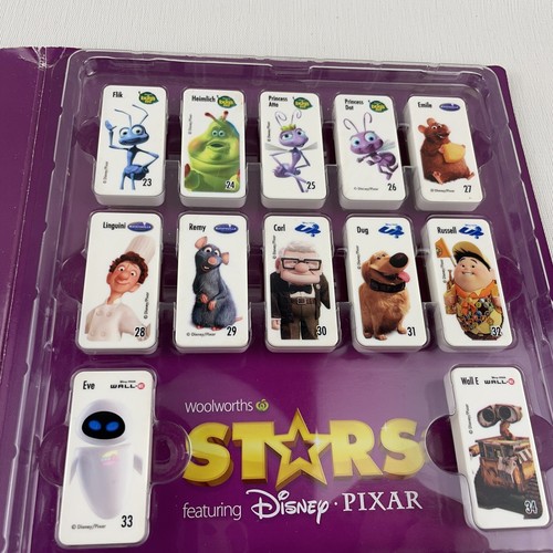 Woolworths Stars Pixar Domino Collectors Case with Complete Set Dominos - Picture 11 of 13