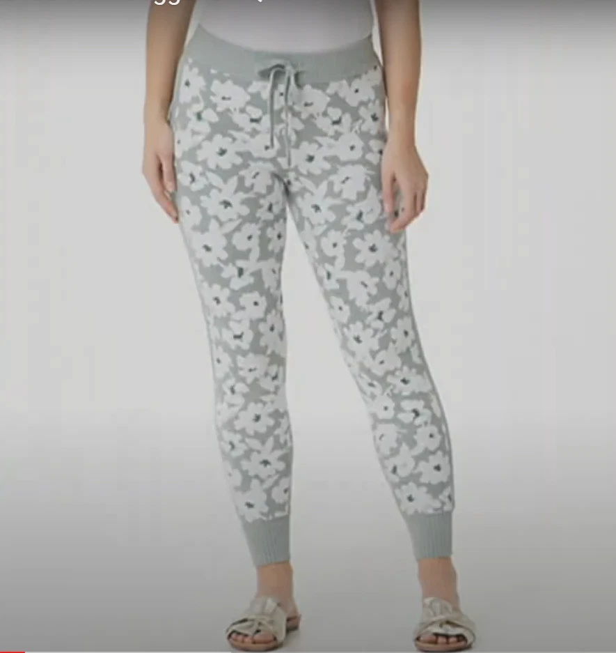 Barefoot Dreams - CozyChic Ultra Lite Rib Trim Jogger Pants - Water Daffodil