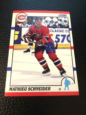 Mathieu Schneider Canadiens 1990-91 Score #127
