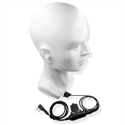 WalkieTalkie Earpiece K Head PTT Acoustic Tube Earpiece Air Duct inEar Headset - Zdjęcie 5 z 7