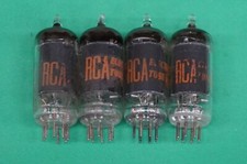 6AU6 - TV / AUDIO / GUITAR / AMPLIFIER / HAM / RADIO tube - lot of 4