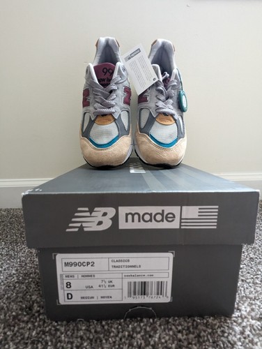 Size 8 - New Balance 990v2 Made in USA Gray Multi 2021 - Picture 10 of 10