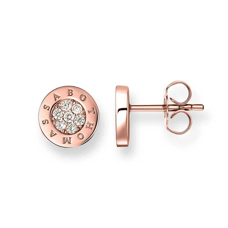 Thomas sabo earrings rose deals gold