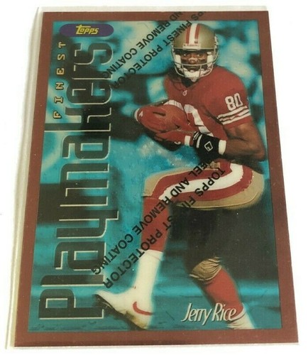 1996 Topps Finest Playmakers Jerry Rice #175 San Francisco 49ers | eBay