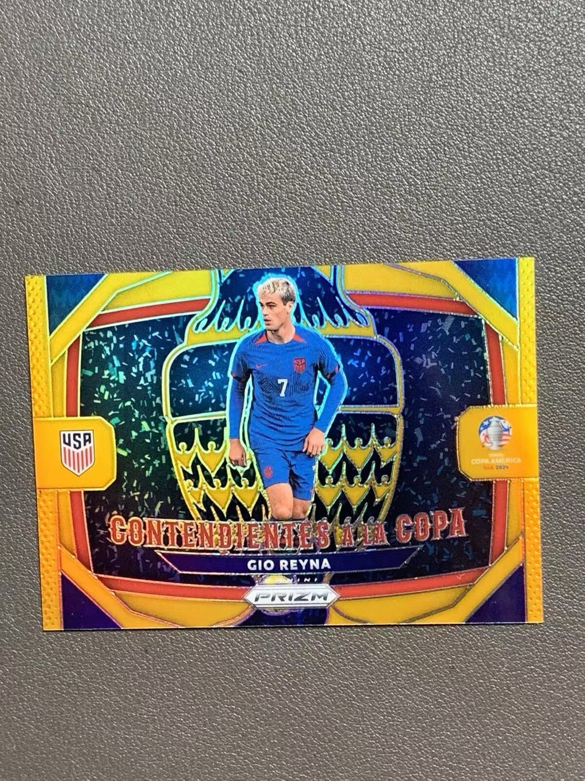 2024 PRIZM COPA AMERICA GIO REYNA Gold /10 USWNT