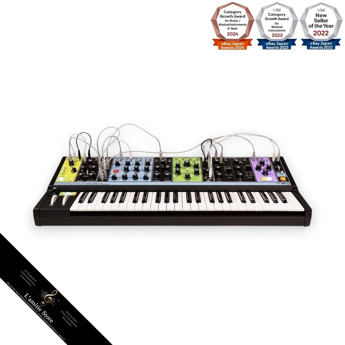 Moog Matriarch Patchable 4 Note Paraphonic Analog 49 Key