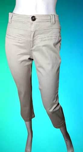 Superbe Pantacourt Beige En Coton Ernest Taille 36 - Occasion Parfait état