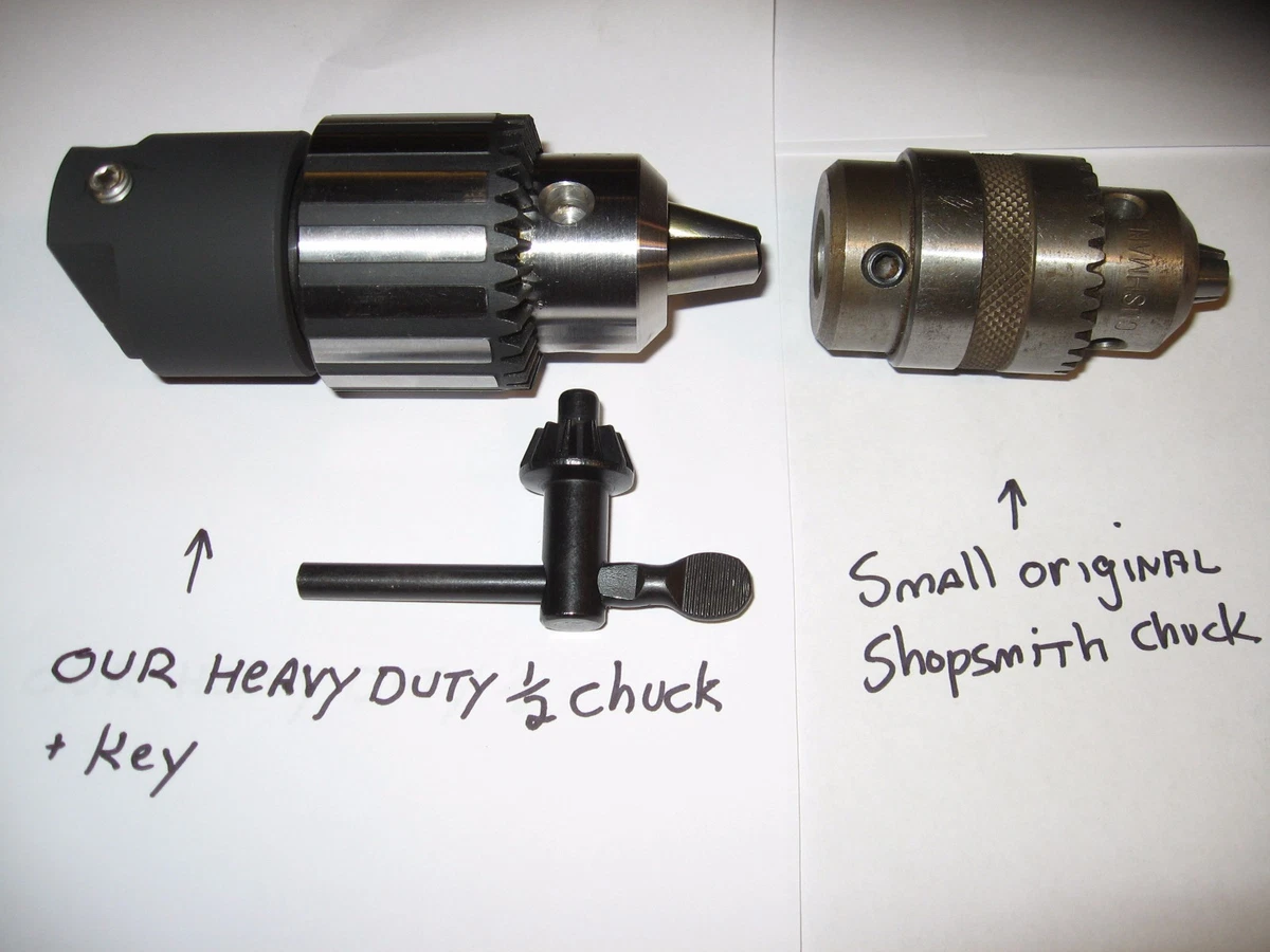 Shopsmith mark v drill cheap chuck