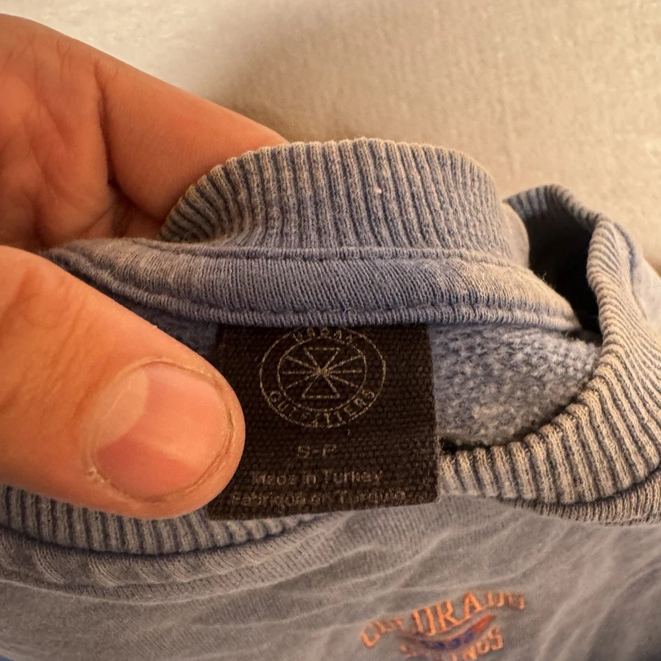 Urban Outfitters Sweatshirt Mens Small Blue Cotton Fleece Colorado Springs 1995 - Image 3 of 4