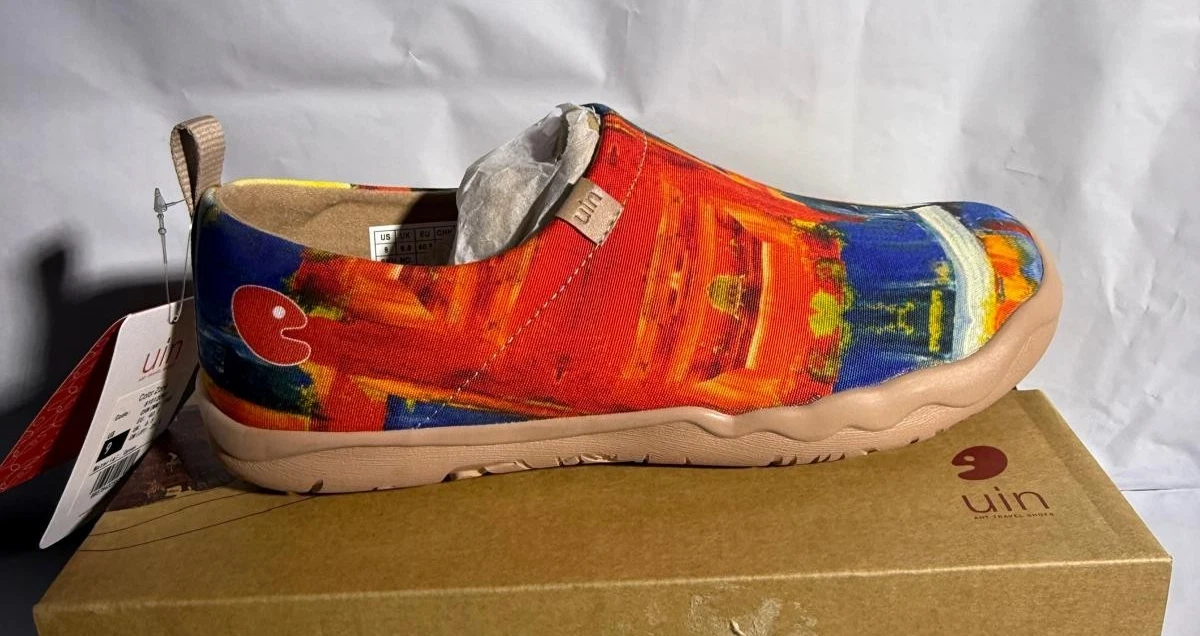 UIN Size 9 Color Brush Toledo Women Sneaker Shoe Artistic Lightweight Travel(B1)
Opens in a new wind