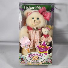 Fisher-Price Briarberry Collection ASHLEYBERRY Plush Bonus Bear Storybook Vtg
