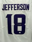 Justin Jefferson Signed NIKE Minnesota Vikings Football Jersey NFL VSA COA