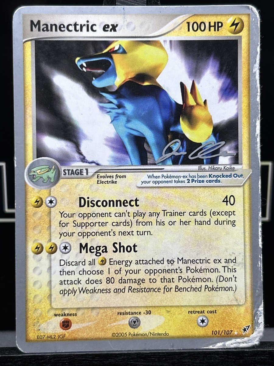 M.K　遊戯王・ポケモンカード Manectric ex 2006 (Jason Klaczynski) 101/107 World Championship