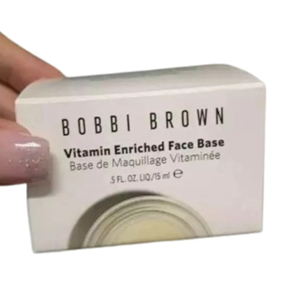 4X Bobbi Brown Vitamin Enriched Face Base Cream Moisture Rich Primer 15 ml Gift - Image 3 of 4
