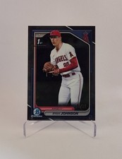 2024 Bowman Chrome Draft Sapphire Edition Ryan Johnson Black /10