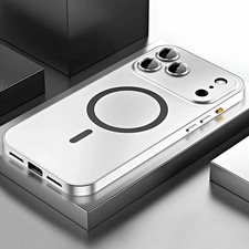 iPhone 17 Pro Case Shockproof Aluminium Metal MagSafe With Glass Lens Film