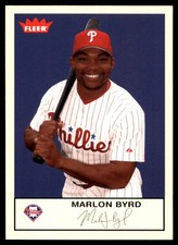 Marlon Byrd 2005 Fleer Tradition #134 Phillies MLB READ FREE SHIP AutographDen