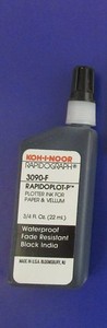 Koh-I-Noor Rapidograph 3909-F Rapidoplot-P plotter ink for paper & vellum