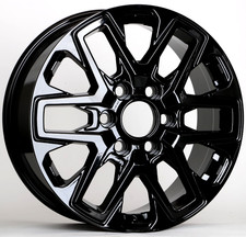 Set Of 4 20x7.5 Toyota 4 Runner Fj Cruiser Gloss Black Pro 6 Spoke Alloy Wheels