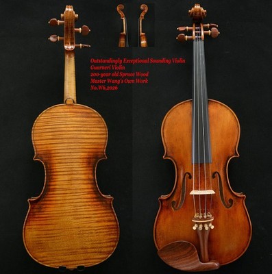 Outstandingly Exceptional Sounding Violin 200-year old Spruce  No.W6,2026
