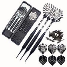 ROOBEEO Soft Tip Darts Set for Electronic Dart Board 22g Plastic Tip Darts Se...