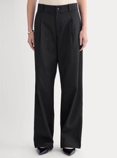 Everlane Women’s Wide-Leg Trouser In Buttersmooth Black 6R NWT