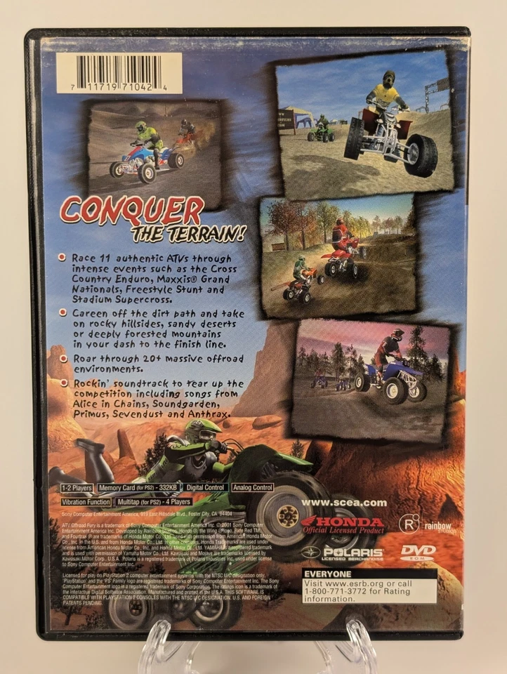 ATV Offroad Fury (Sony PlayStation 2 PS2)➡️CIB  - Tested - Near Mint 📀! - Image 2 of 4