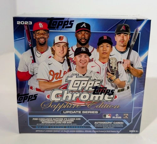 2023 Topps Chrome Update MLB Sapphire Edition Sealed Hobby Box