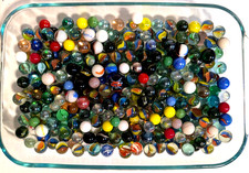 Vintage Marbles Lot 4 Lbs Mixed Lot Assorted Colors - Estate Sale Find