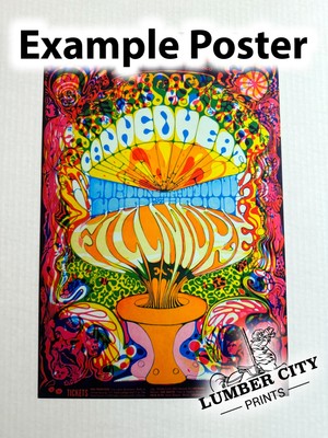 Steppenwolf Ace of Cups Initial Shock 1968 Concert Poster Print
