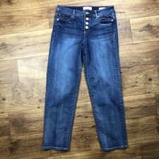 Jessica Simpson Women Sz 4 Mid Rise Straight Ankle Jeans Pants