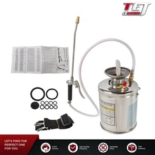 1 Gallon 4L Pump Sprayer w/ 3ft Reinforced Hose Stainless Steel Sprayer