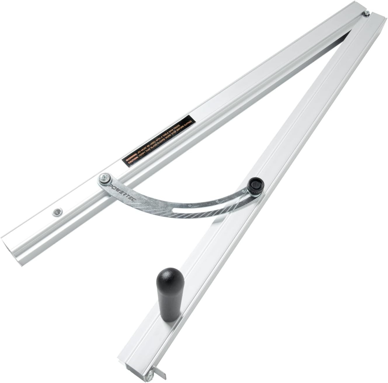 POWERTEC 71035V Table Saw Angle Cutting Jig for Creating Tapered Cuts | 24-Inch