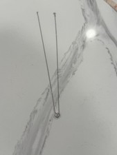 14K White Gold Diamond Heart Necklace